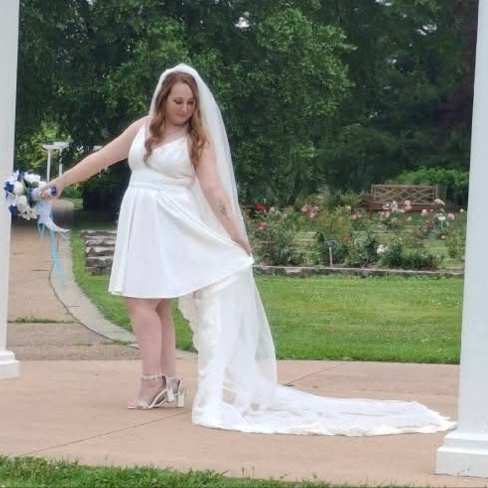 Elegant White Bridal Dress
